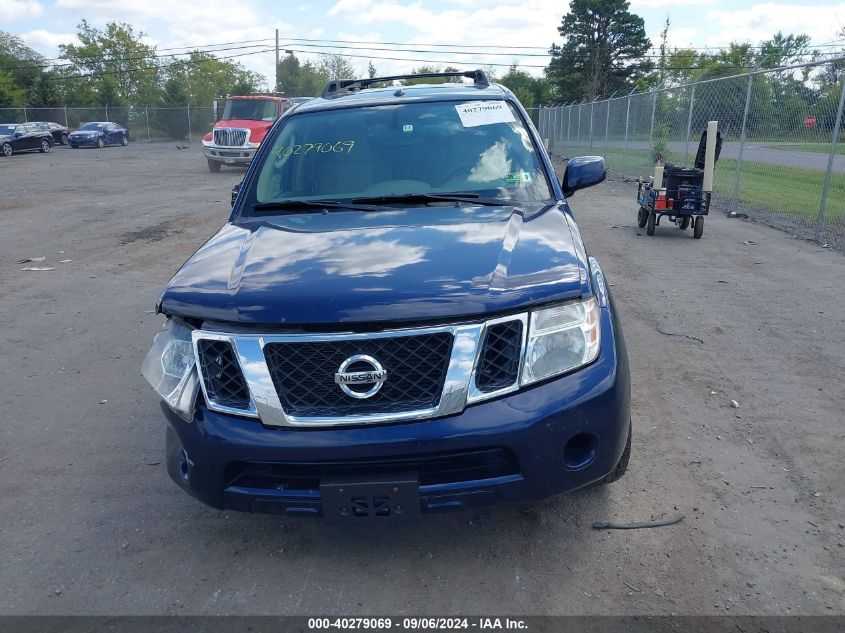 2010 Nissan Pathfinder Se VIN: 5N1AR1NB7AC610256 Lot: 40279069