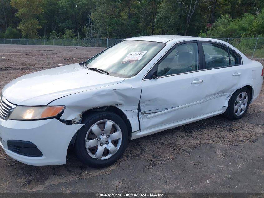 2009 Kia Optima Lx VIN: KNAGE228X95354846 Lot: 40279116