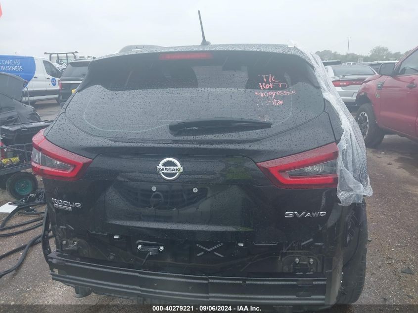 2022 Nissan Rogue Sport Sv Awd Xtronic Cvt VIN: JN1BJ1BW1NW480585 Lot: 40279221