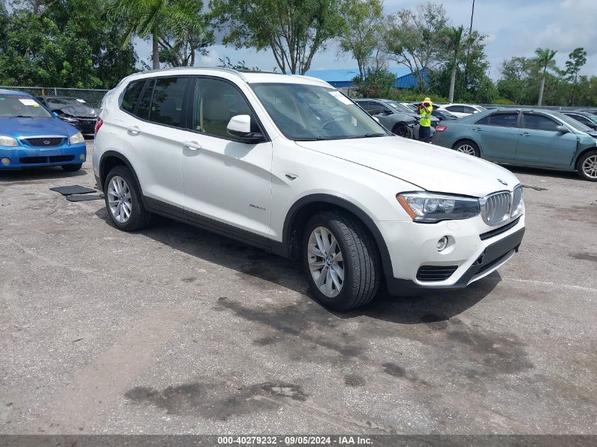 5UXWZ7C38H0X39030 2017 BMW X3 - Image 1