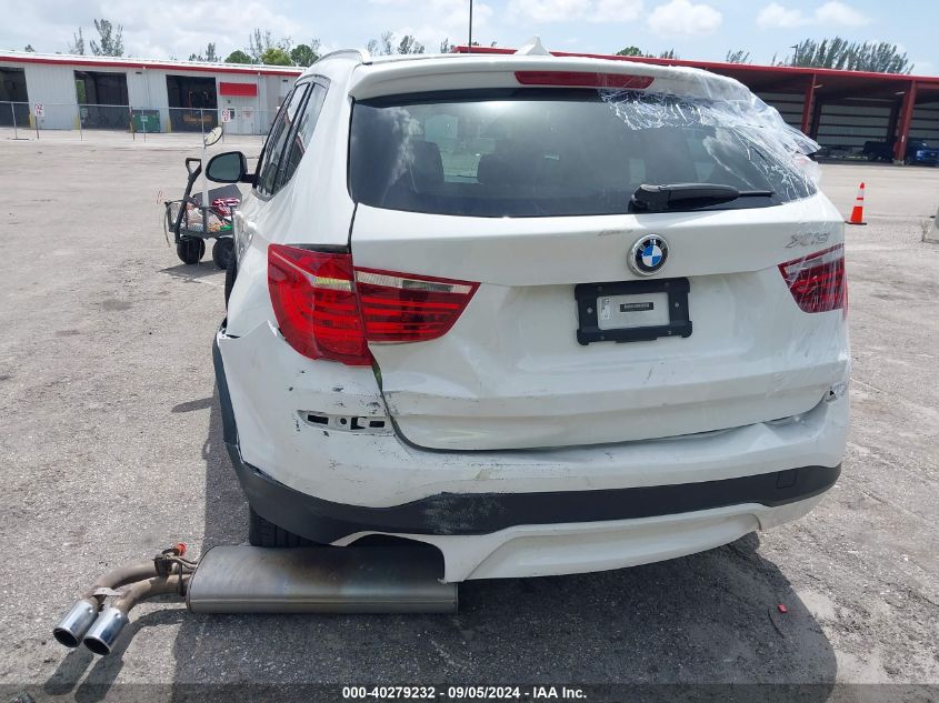 2017 BMW X3 Sdrive28I VIN: 5UXWZ7C38H0X39030 Lot: 40279232