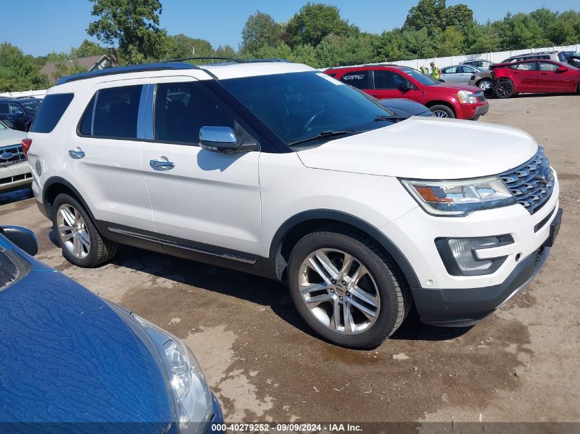 2016 Ford Explorer Limited VIN: 1FM5K8FHXGGC63492 Lot: 40279252