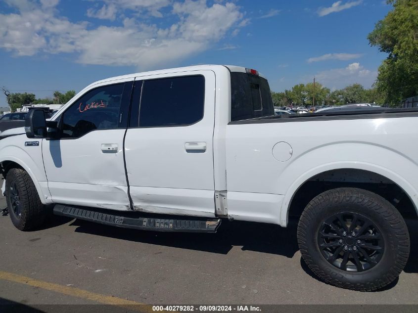 2018 Ford F-150 Lariat VIN: 1FTFW1EG6JKC33830 Lot: 40279282