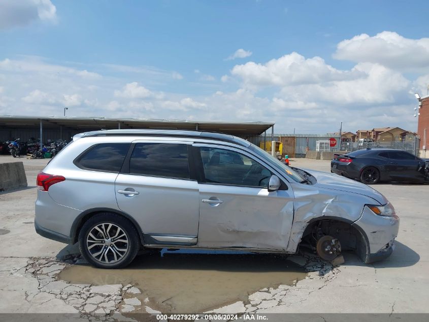 2016 Mitsubishi Outlander Se/Sel VIN: JA4AD3A38GZ035887 Lot: 40279292