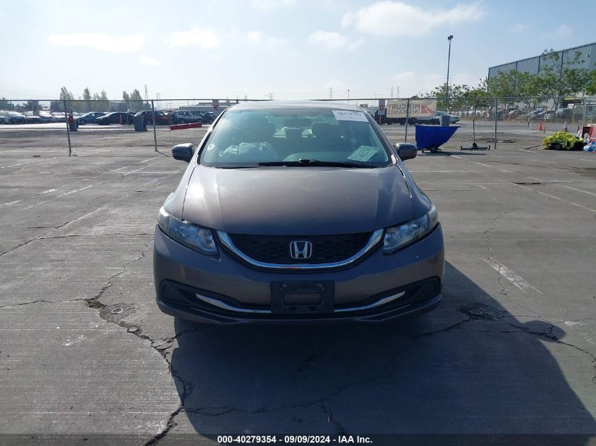 2014 Honda Civic Lx VIN: 2HGFB2F54EH550325 Lot: 40279354