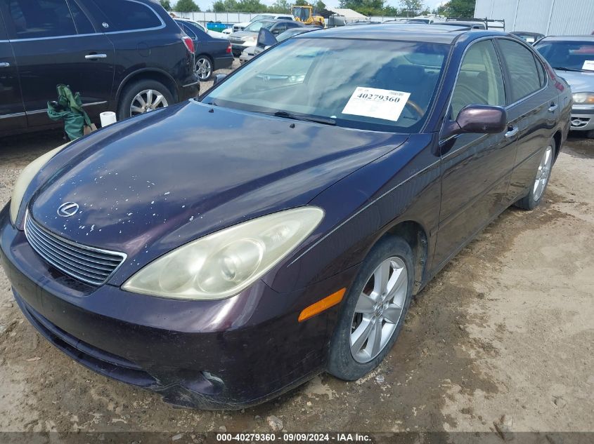 2005 Lexus Es 330 VIN: JTHBA30G155093088 Lot: 40279360