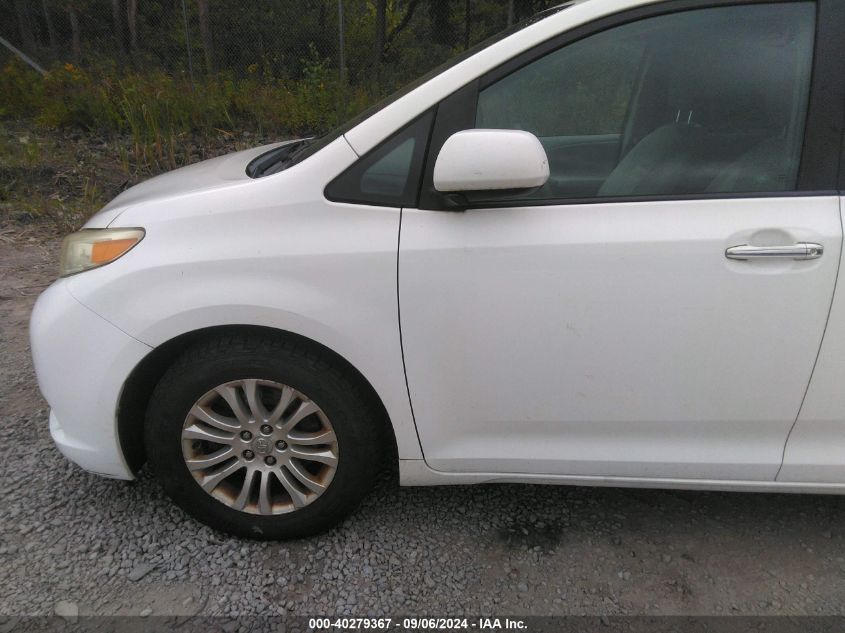 5TDYK3DC1CS238685 2012 Toyota Sienna Xle V6 8 Passenger