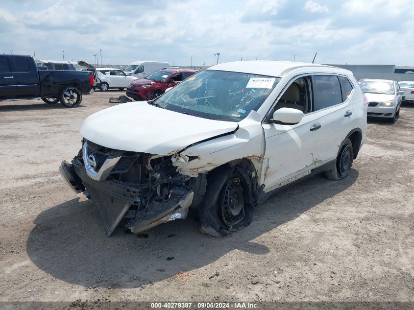 2016 Nissan Rogue S/Sl/Sv VIN: JN8AT2MV0GW151025 Lot: 40279387