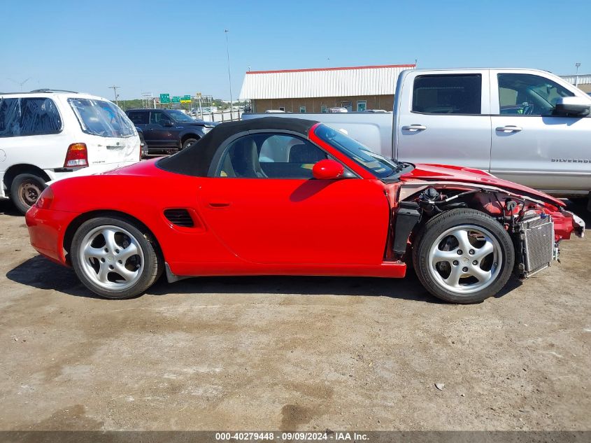 1999 Porsche Boxster VIN: WP0CA2980XU627430 Lot: 40279448