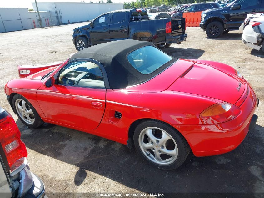 1999 Porsche Boxster VIN: WP0CA2980XU627430 Lot: 40279448