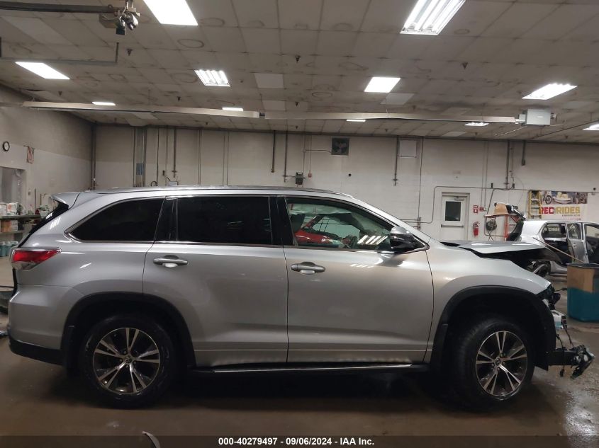 2016 TOYOTA HIGHLANDER XLE V6 - 5TDJKRFHXGS258484