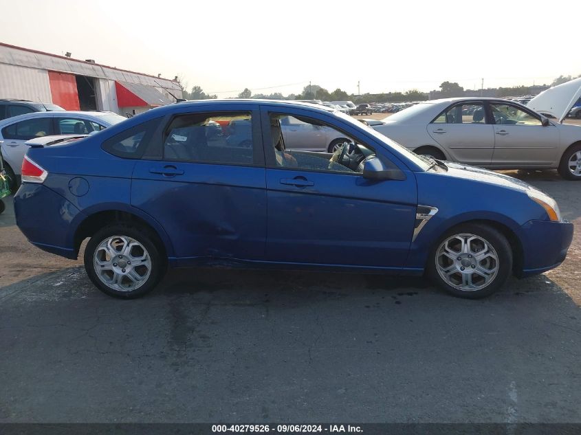 2008 Ford Focus Se/Ses VIN: 1FAHP35N78W247485 Lot: 40279526