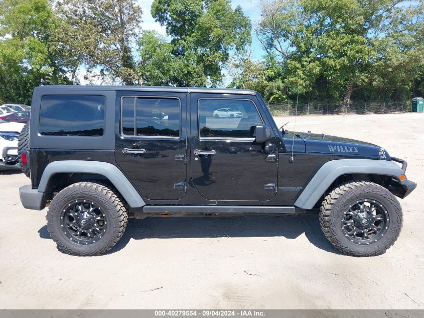 2014 Jeep Wrangler Unlimited Sport VIN: 1C4BJWDG0EL239618 Lot: 40279554