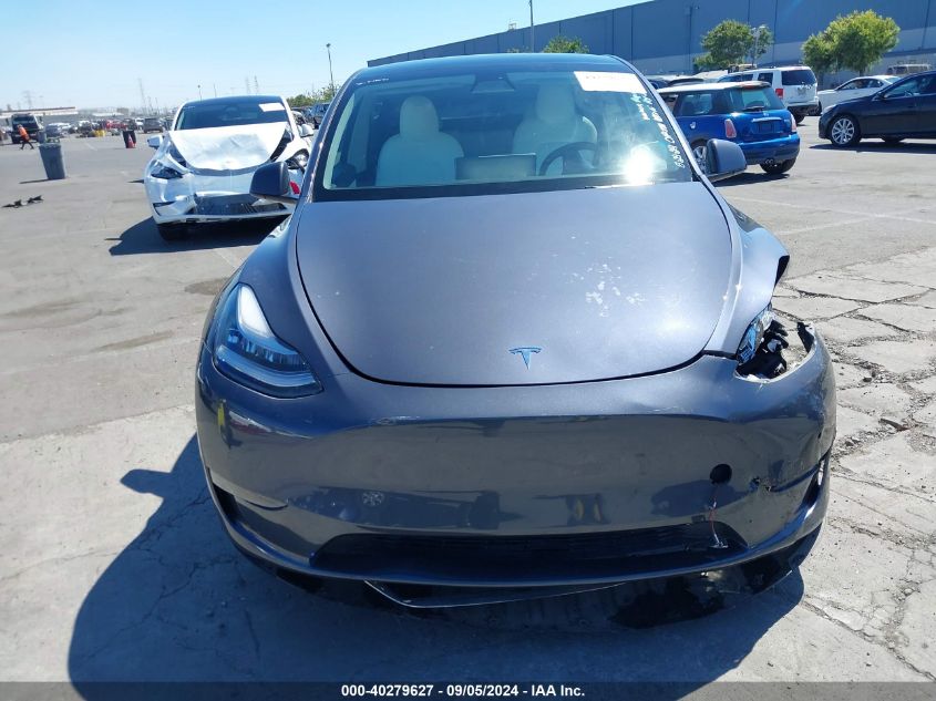 2022 TESLA MODEL Y LONG RANGE DUAL MOTOR ALL-WHEEL DRIVE - 7SAYGDEE4NF462065