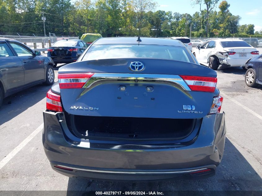 2014 Toyota Avalon Hybrid Limited VIN: 4T1BD1EB8EU032073 Lot: 40279717