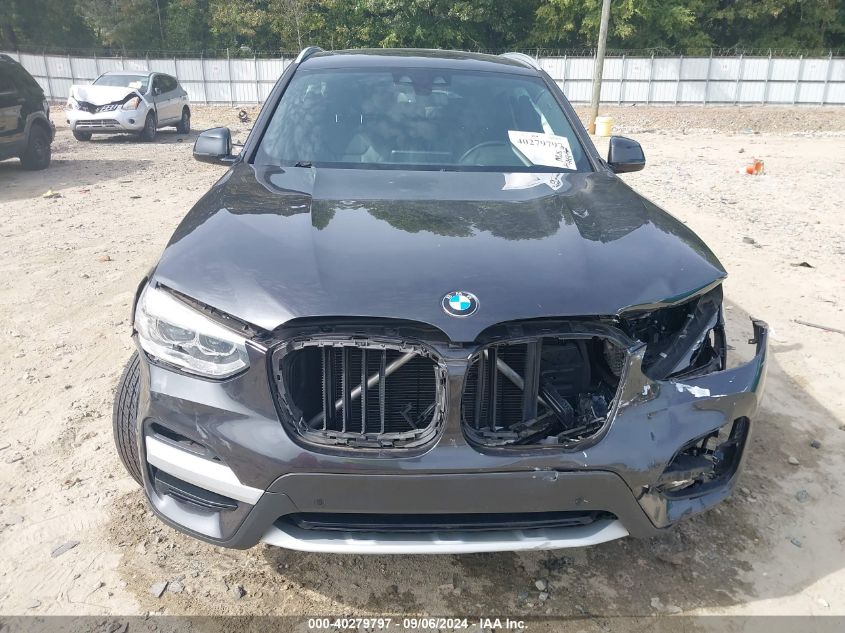 2019 BMW X3 Sdrive30I VIN: 5UXTR7C56KLR47109 Lot: 40279797