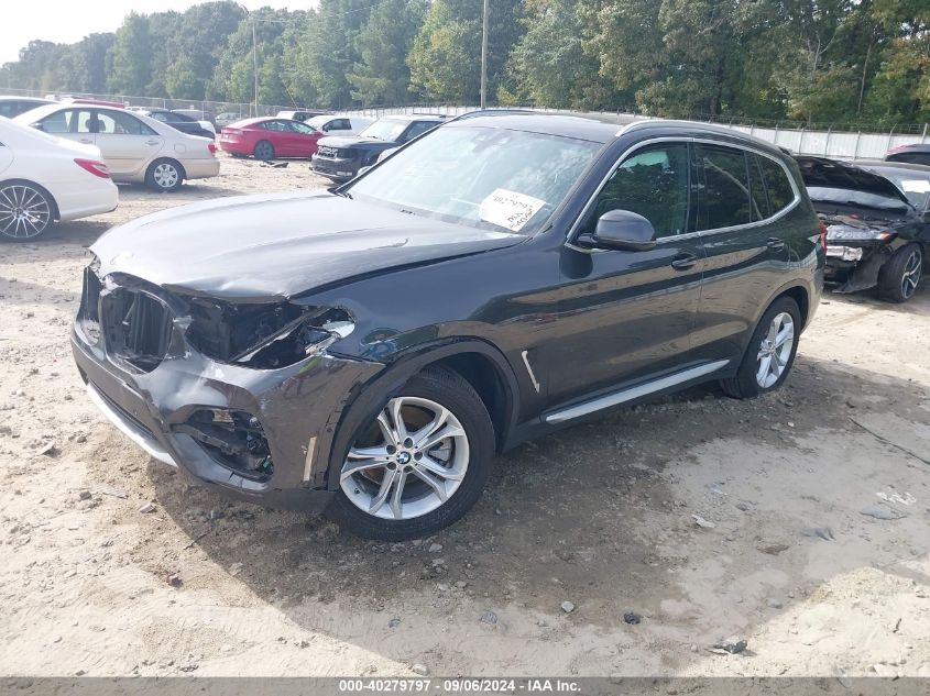 VIN 5UXTR7C56KLR47109 2019 BMW X3, Sdrive30I no.2