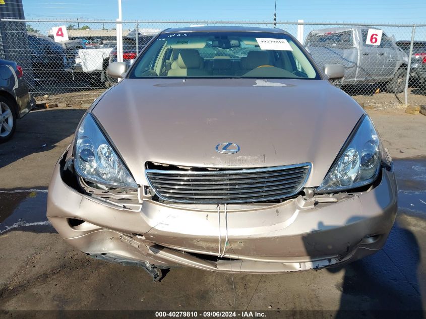 2006 Lexus Es 330 VIN: JTHBA30G665152248 Lot: 40279810