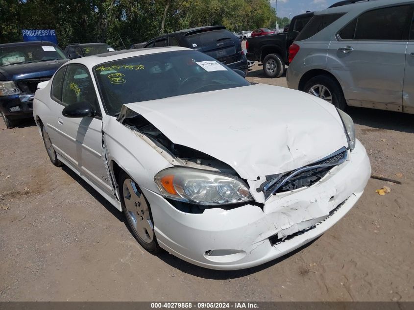 2G1WL16CX69187182 2006 Chevrolet Monte Carlo Ss