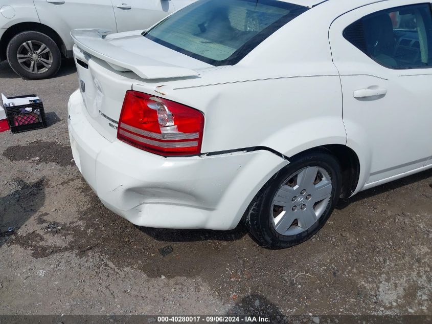 2010 Dodge Avenger Sxt VIN: 1B3CC4FB9AN135939 Lot: 40280017