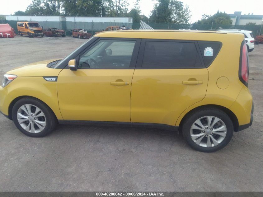 2014 Kia Soul + VIN: KNDJP3A53E7015828 Lot: 40280042