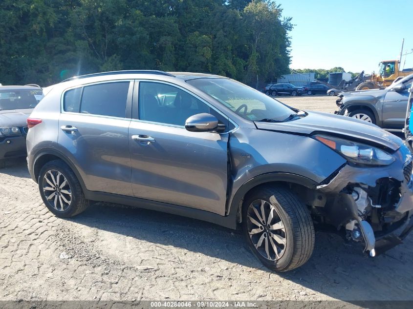 2018 Kia Sportage Ex VIN: KNDPNCAC0J7407416 Lot: 40280046