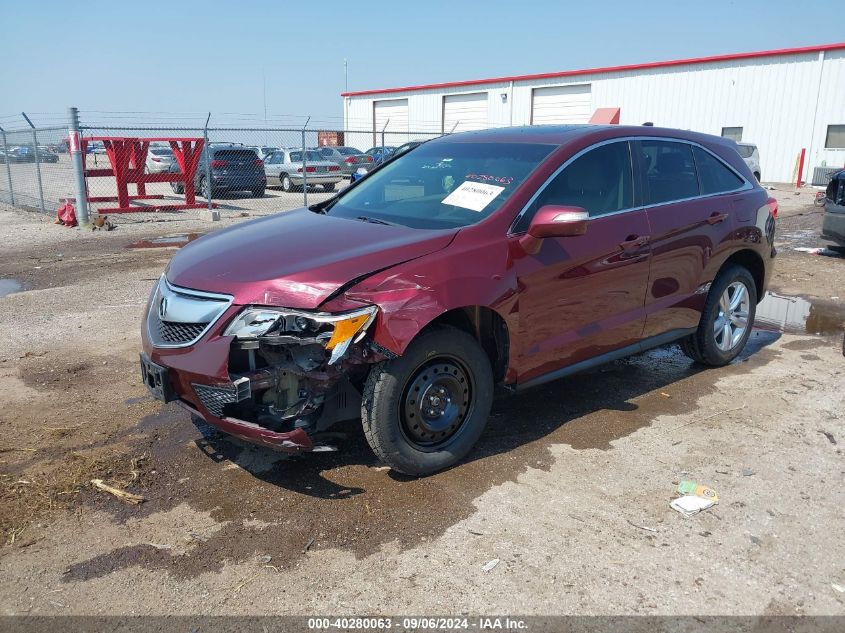 2014 Acura Rdx VIN: 5J8TB3H3XEL006631 Lot: 40280063