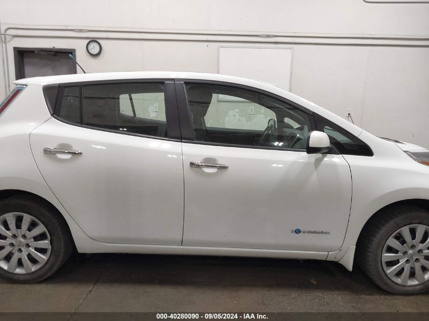 2013 Nissan Leaf S VIN: 1N4AZ0CP5DC420172 Lot: 40280090