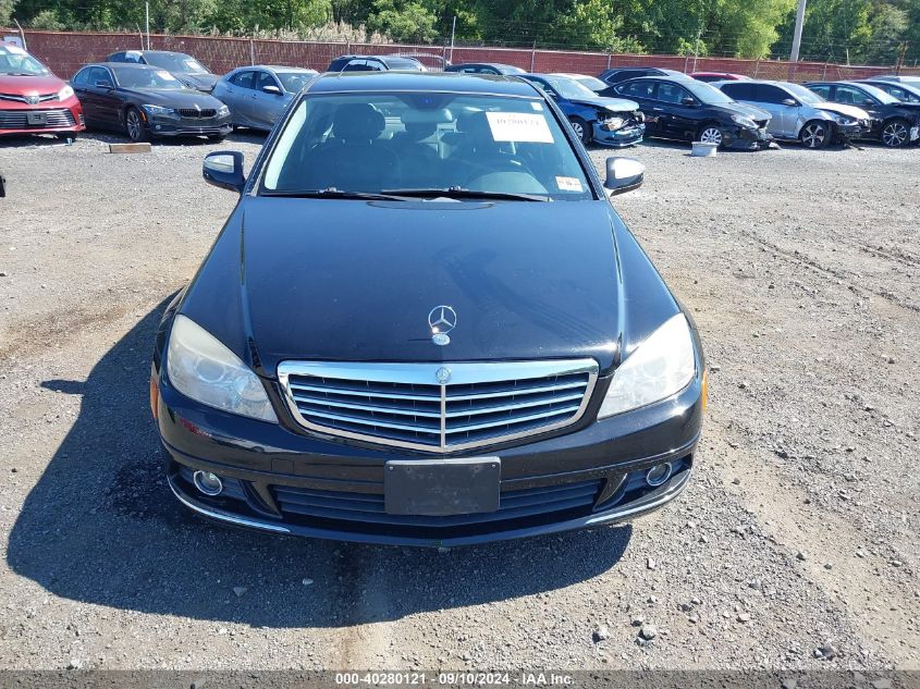 2009 Mercedes-Benz C 300 Luxury 4Matic/Sport 4Matic VIN: WDDGF81X59R062662 Lot: 40280121