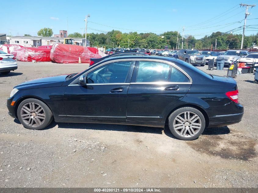 2009 Mercedes-Benz C 300 Luxury 4Matic/Sport 4Matic VIN: WDDGF81X59R062662 Lot: 40280121