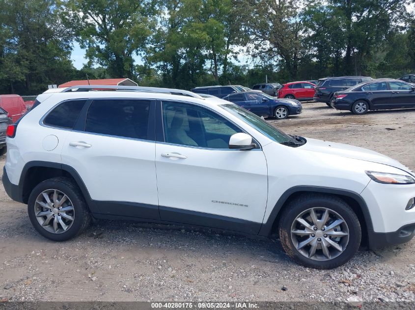 2018 Jeep Cherokee Limited Fwd VIN: 1C4PJLDX4JD612653 Lot: 40280175