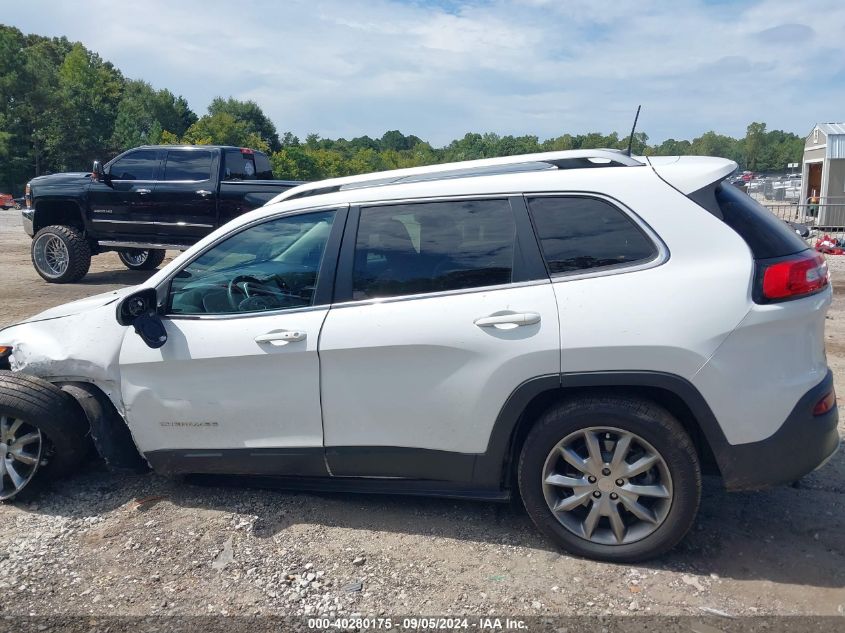 2018 Jeep Cherokee Limited Fwd VIN: 1C4PJLDX4JD612653 Lot: 40280175