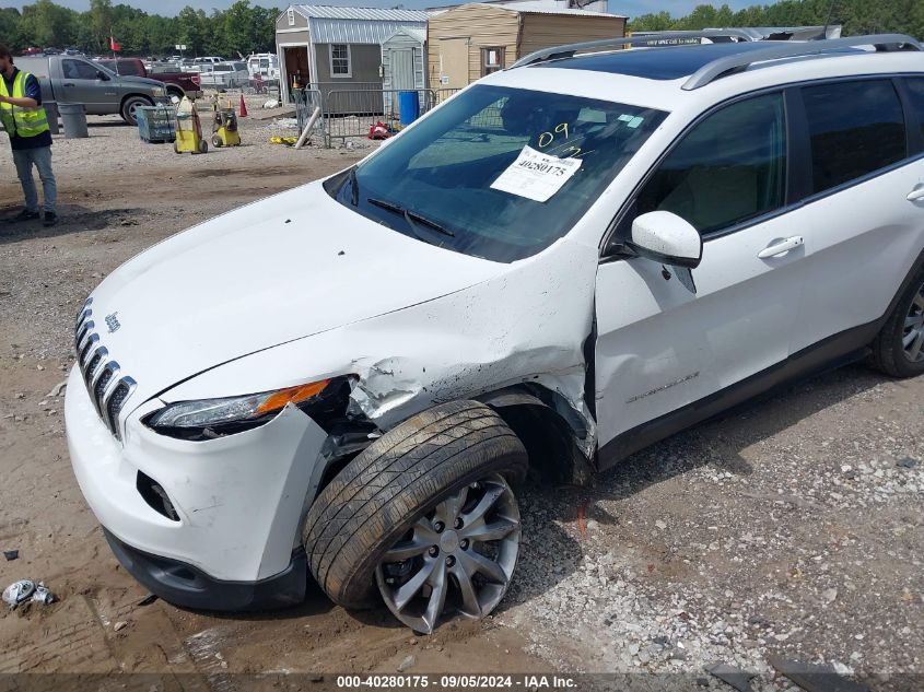 2018 Jeep Cherokee Limited Fwd VIN: 1C4PJLDX4JD612653 Lot: 40280175