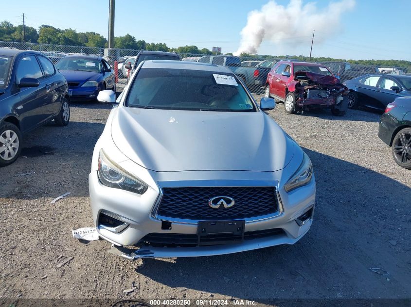 2018 Infiniti Q50 3.0T Luxe VIN: JN1EV7AR4JM444444 Lot: 40280250