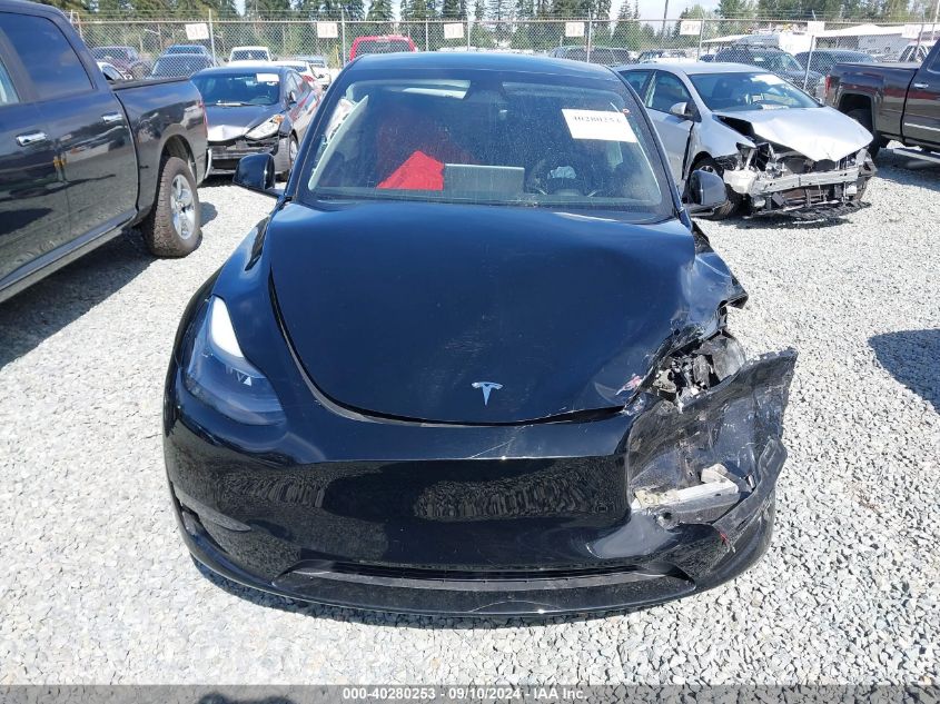 2023 Tesla Model Y Awd/Long Range Dual Motor All-Wheel Drive VIN: 7SAYGDEEXPF816495 Lot: 40280253