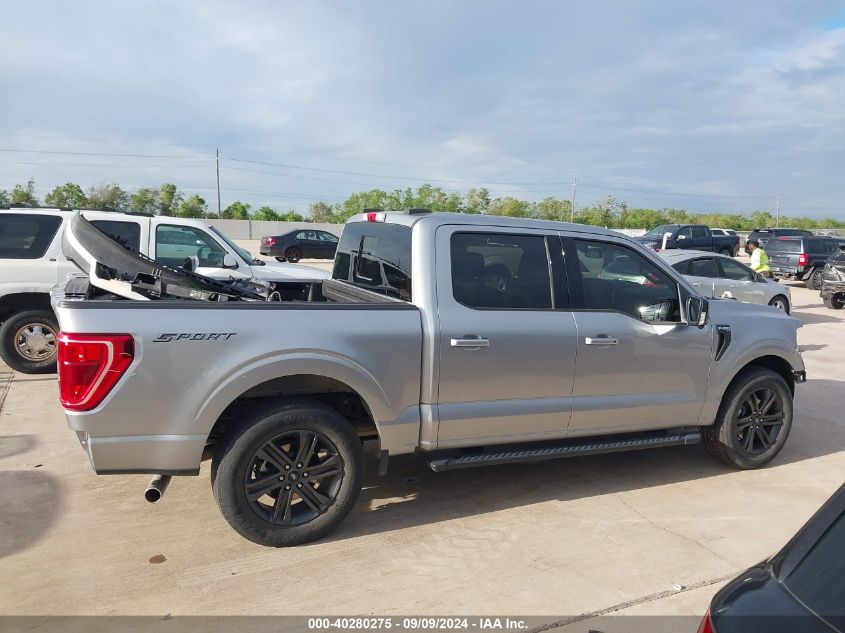 2022 Ford F-150 Xlt VIN: 1FTEW1C52NKE58989 Lot: 40280275