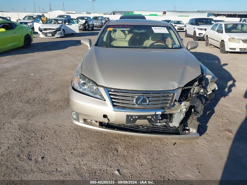 2012 Lexus Es 350 VIN: JTHBK1EG6C2480566 Lot: 40280333