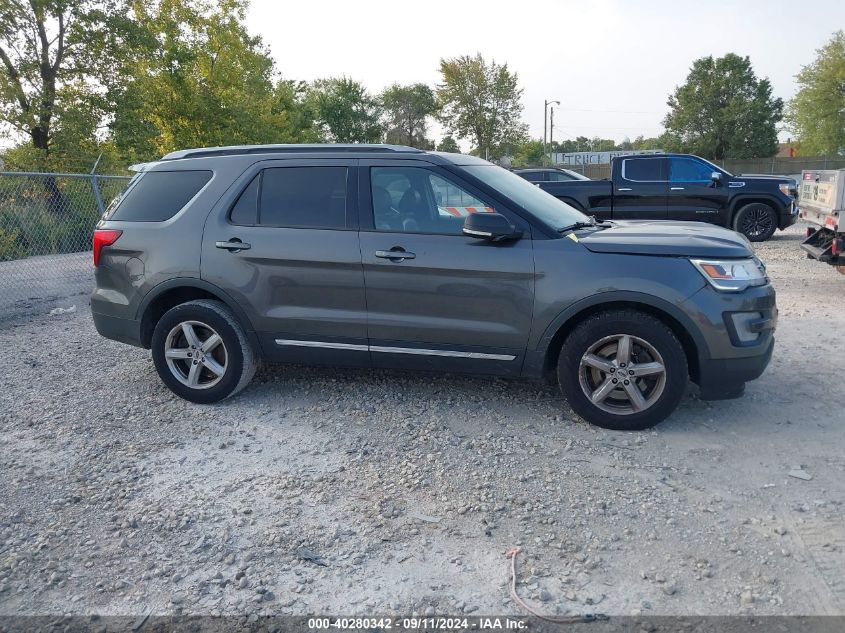 2017 Ford Explorer Xlt VIN: 1FM5K8D8XHGA02092 Lot: 40280342