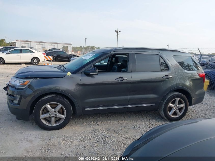 2017 Ford Explorer Xlt VIN: 1FM5K8D8XHGA02092 Lot: 40280342