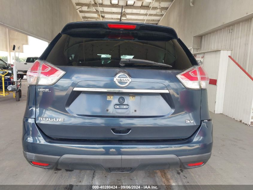 2015 Nissan Rogue Sv VIN: KNMAT2MT7FP531403 Lot: 40280424