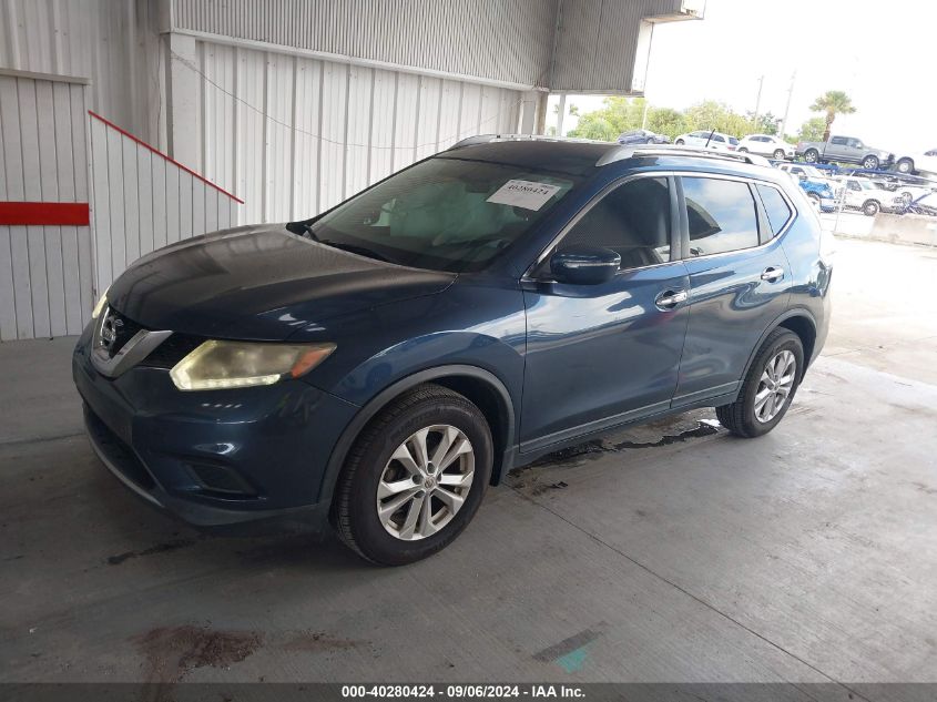 KNMAT2MT7FP531403 2015 NISSAN ROGUE - Image 2