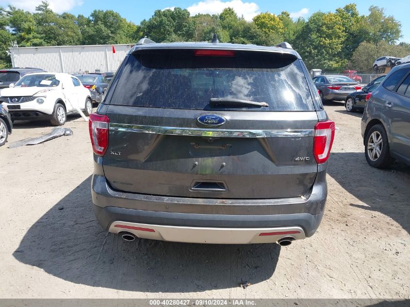 2016 Ford Explorer Xlt VIN: 1FM5K8D89GGD08182 Lot: 40280427