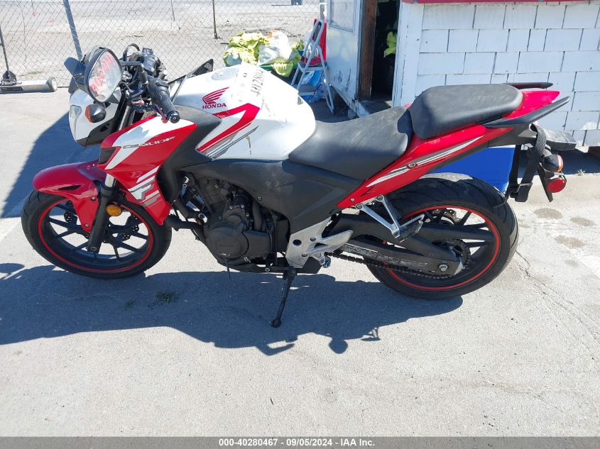 2015 Honda Cb500 F VIN: MLHPC4512F5200059 Lot: 40280467