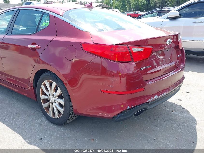 2014 Kia Optima Ex VIN: 5XXGN4A71EG268256 Lot: 40280474