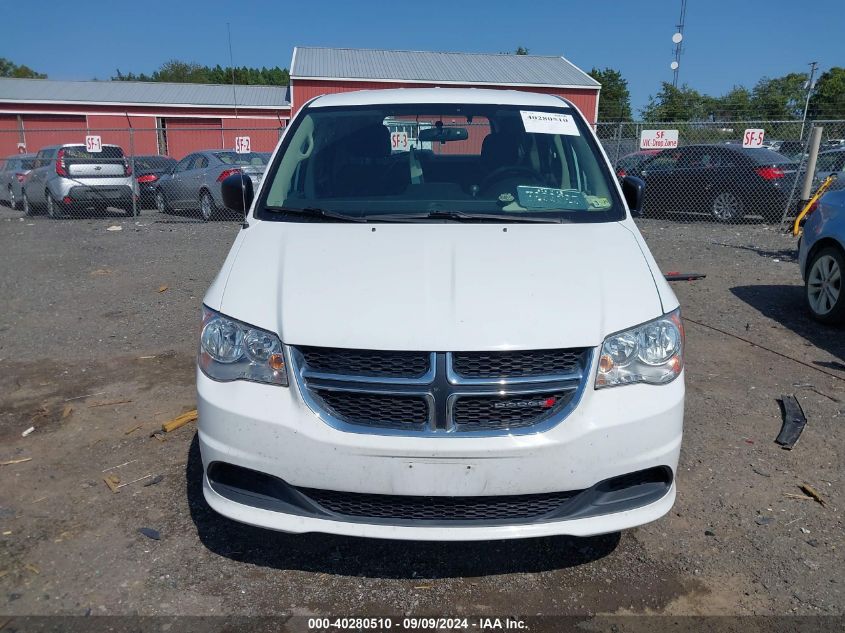 2017 Dodge Grand Caravan Se VIN: 2C4RDGBG5HR781193 Lot: 40280510