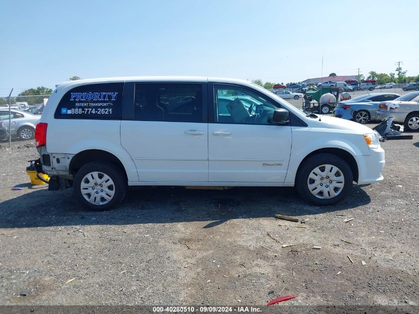 2017 Dodge Grand Caravan Se VIN: 2C4RDGBG5HR781193 Lot: 40280510