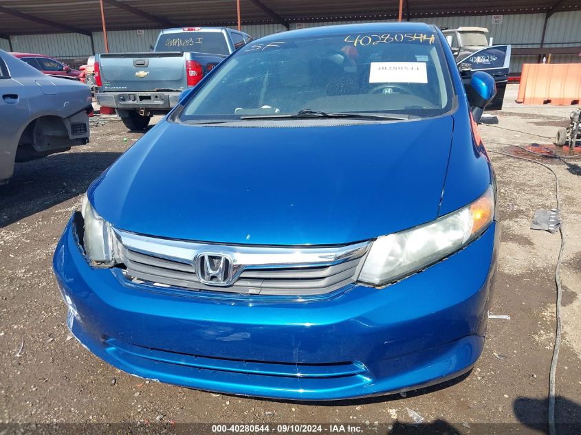 2012 Honda Civic Lx VIN: 19XFB2F59CE367798 Lot: 40280544