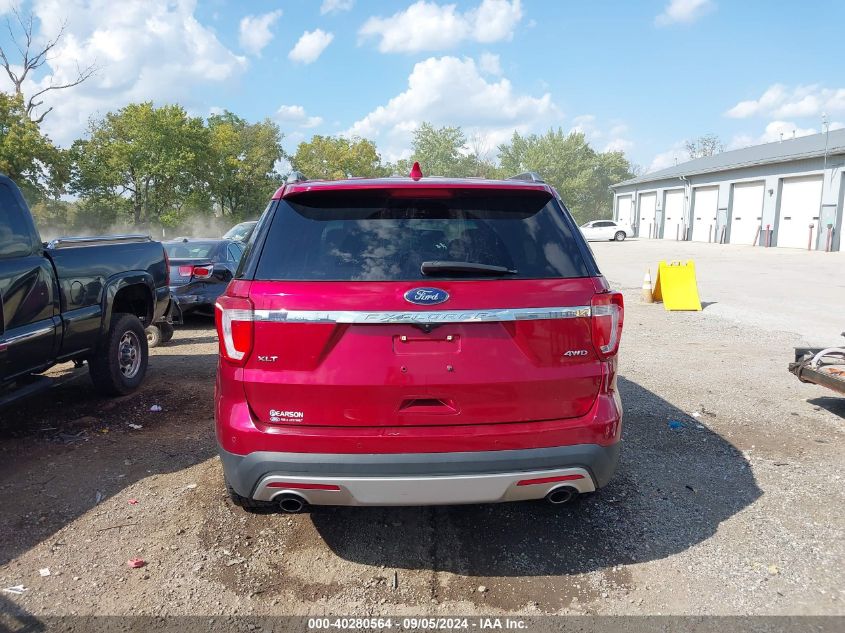 2016 Ford Explorer Xlt VIN: 1FM5K8D88GGC51182 Lot: 40280564