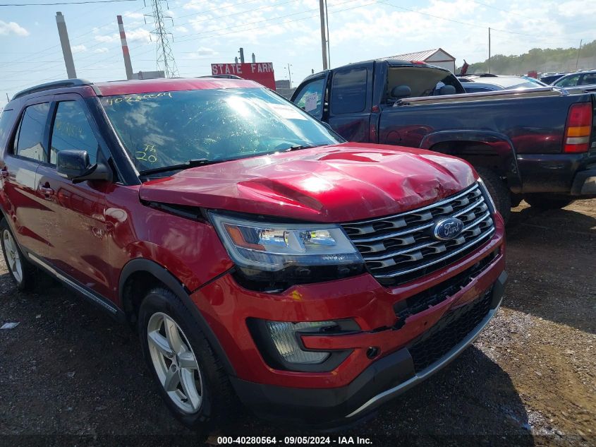 2016 Ford Explorer Xlt VIN: 1FM5K8D88GGC51182 Lot: 40280564