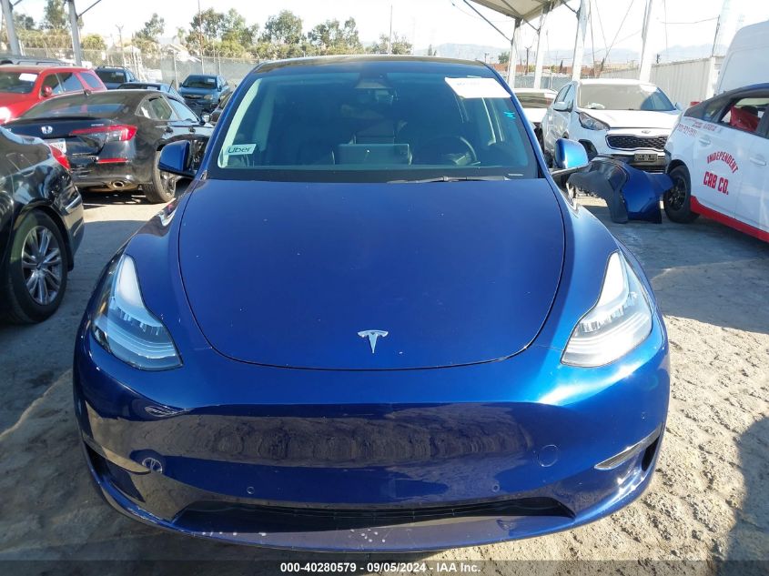 2021 Tesla Model Y VIN: 5YJYGDEE8MF207169 Lot: 40280579